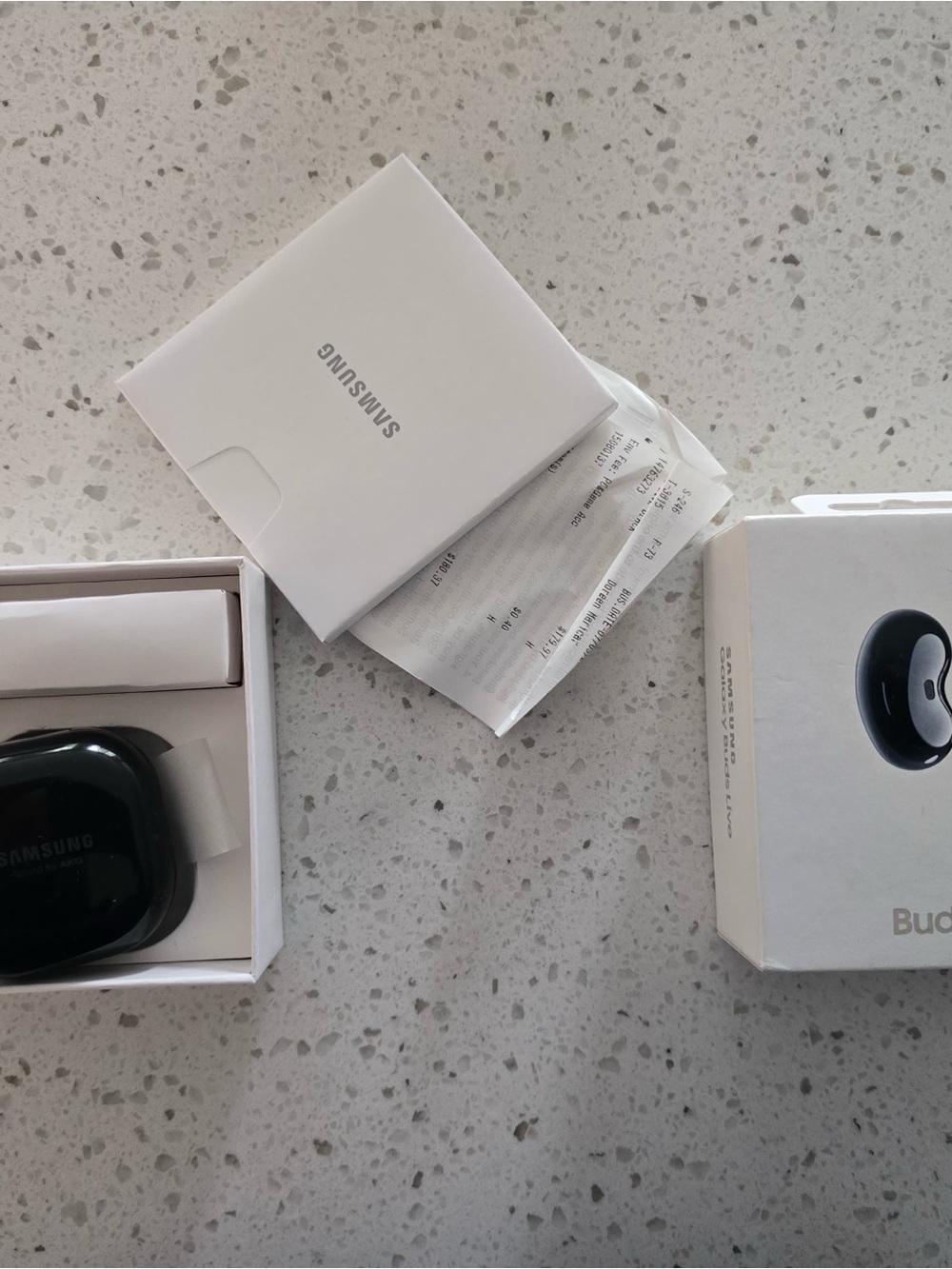 Samsung Black Galaxy Buds Pro with Charging Case and Box